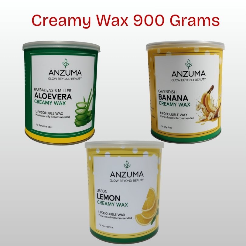 ANZUMA Professional Liposoluble Creamy Wax for Smooth & Silky Skin | Glow Beyond Beauty (900g)