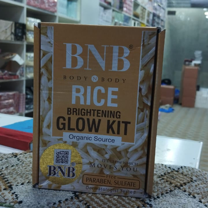BnB 3 In 1 Rice Extract Kit Brightening Hydrating And Skin Repair Skincare Set Suitable For All Skin Types