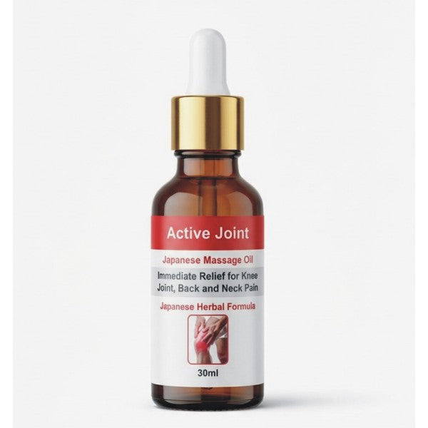 Active Joint Oil – Japanese Herbal Formula for Fast Relief from Joint, Muscle & Back Pain (30ml)