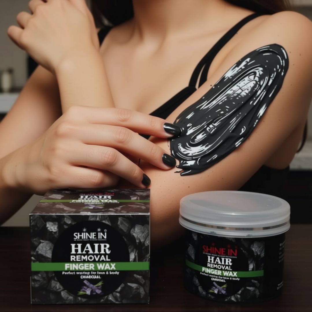 2 Pcks of Shine Hair Removal Finger Wax 120g – Available in 6 Premium Flavors