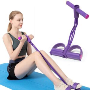 Scarlett Pull Reducer – Abdominal Exerciser Durable and lightweight fitness tool with strong latex tubes and foam grips for comfort. Ideal for toning abs, waist, arms, and legs, reducing belly fat, improving posture, and boosting flexibility. Portable design, easy to use anywhere—indoors or outdoors. Random color.