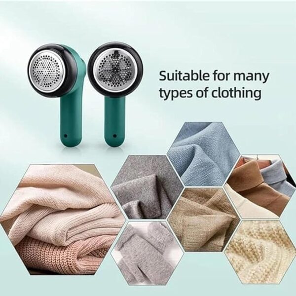 Electric Lint Remover For Clothing Sweater Anti Pilling Razor Coat Hair Ball Trimmer Rechargeable Plush Clothing Razor Remover (Random color) - Image 3