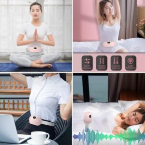 Heating Pad Women Period Pain Cramp Relief Belt -portable Menstrual Heating Pad, Heated Belly Belt For Menstrual Cramp Relief With 3 Heat Levels And 4 Modes, Electric Belt Massage For Women And Girls – Electric Massager Machine For Women